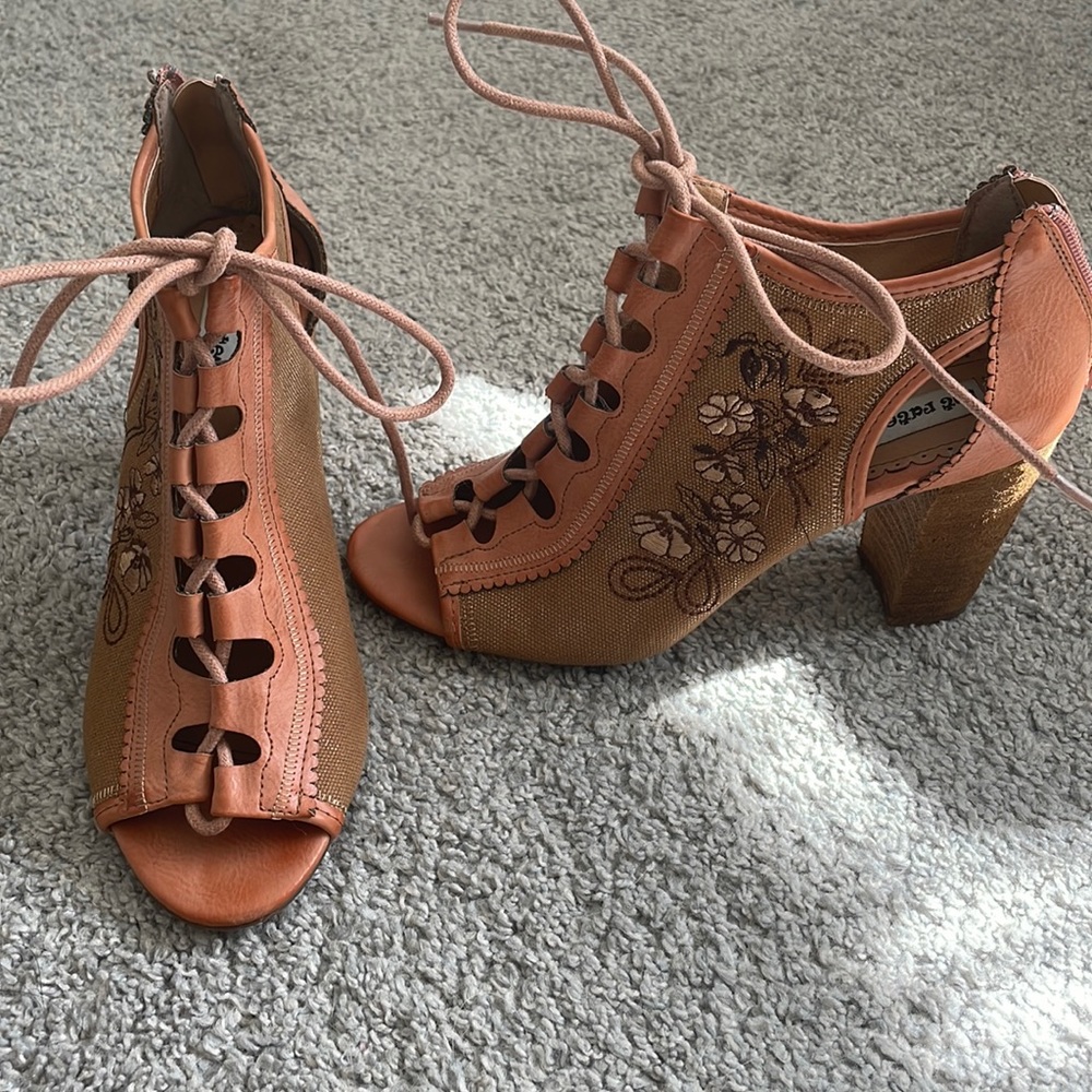 Not Rated Embroidered Heels